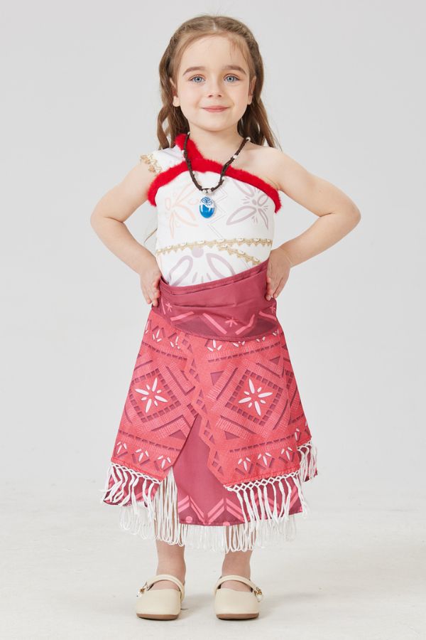 Polynesian Princess Dress for Toddlers and Girls