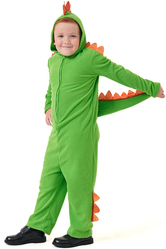 Dinosaur Hooded Jumpsuit Costume for Kids